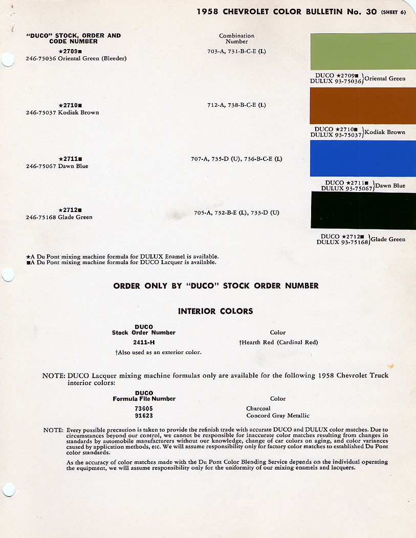 101958DupontB30S6 1958, sheet 6 (Truck 2)