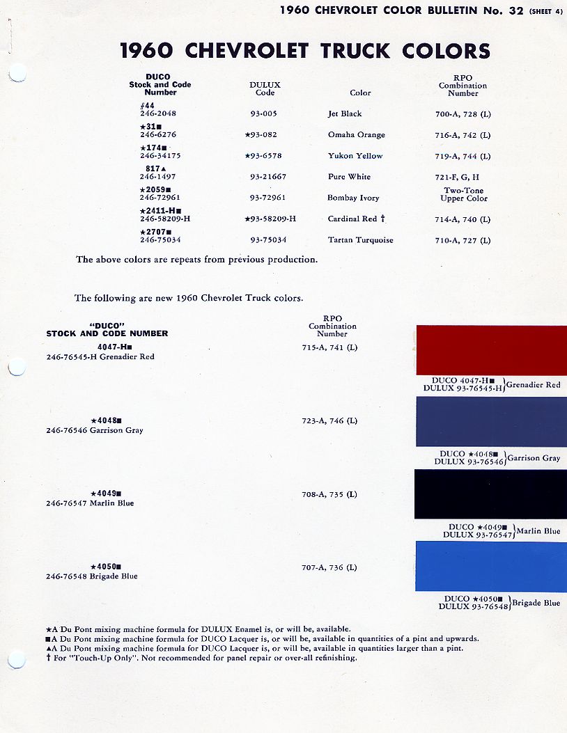 181960DupontB32S4 1960, sheet 4 (Truck 1)
